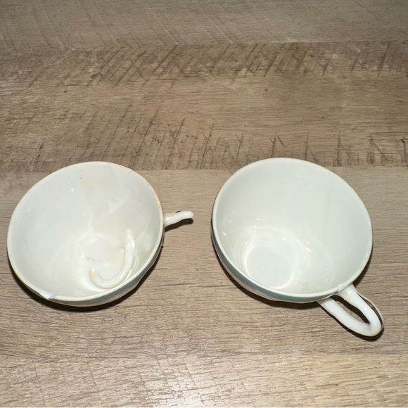 Jay’s Japan Vintage Coffee Cups Set with Blue Rim broken and repaired - Picture 4 of 6